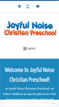 Mobile Screenshot of joyfulnoisechristianpreschool.com